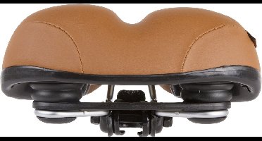 Zadel Velo Plush met elastomeer vering - bruin