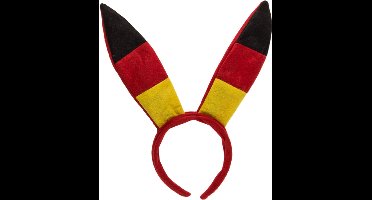 Pluchen Konijnen Oren Haarband – Duitsland Vlag – Supporters Accessoire 10 Stuks