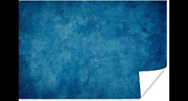 Poster Beton - Blauw - Vintage - Structuur - Industrieel - 30x20 cm