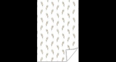 Poster Bloemen - Bladeren - Patroon - 20x30 cm