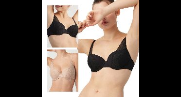 BH met beugel sens | voorgevormd | zwart | special you | Ysabel Mora | Maat:90B