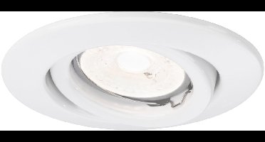 Inbouwlamp Quality zwenkbaar rond 110mm 20° GU5,3 max. 50W 12V dimbaar Wit