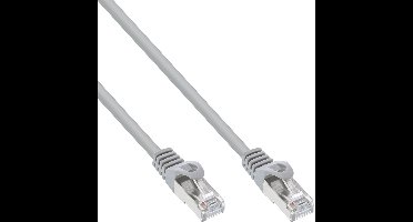 InLine® Patchkabel, FTP, Cat. 5e, grijs, 1.5m, bulk