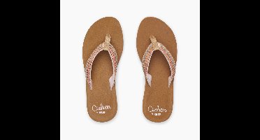 Reef BAJA ELANA BROWN/PINK Dames Slippers - brown/pink