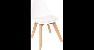 Atmosphera Kids Mini Baya kinderstoel - 55x31x39cm - Wit