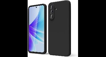 Hoesje geschikt voor Samsung Galaxy A36 5G hoesje Siliconen cover Zwart backcover