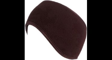 New Age Devi - Klittenband Hoofdband - Oorwarmer - Earmuffs - Fleece - Wintersport - Sport - Bruin