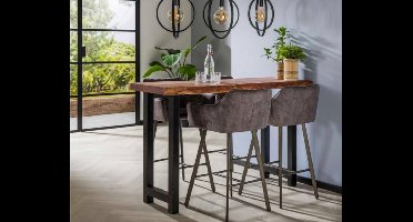 Bartafel boomstam 150 cm acacia - naturel