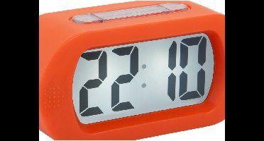 Karlsson Wekker Gummy - Helderoranje - 5x14x7cm - Scandinavisch - Wekker voor slaapkamer - Wekkers