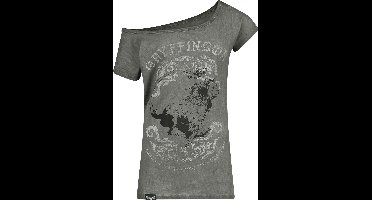 Harry Potter Gryffindor Dames T-shirt - grijs - XL