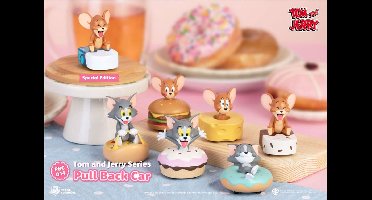 Beast Kingdom Toys Tom & Jerry Pull Back Cars Blind Box 6-Pack Action toys