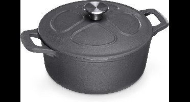 DailySupplies® Luxe Braadpan - Bakpan - Rond - Grijs