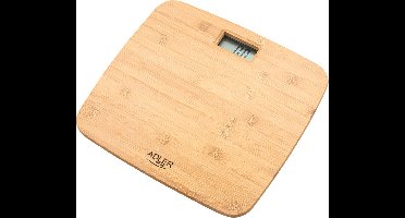 Adler AD 8173 - weegschaal Vierkant Bamboo Elektronische weegschaal