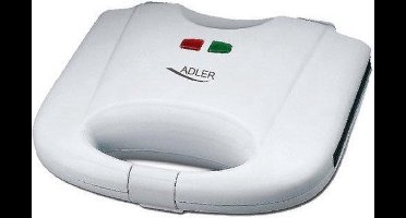Adler AD 301 - Tosti apparaat - wit - 750 Watt