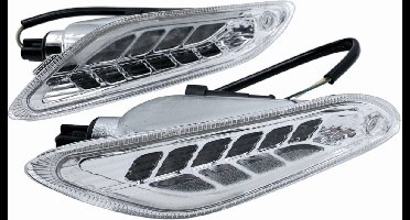 Knipperlichtset DMP Led Vespa Sprint en Primavera Achterzijde Helder