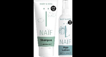 Naïf - Voordeelset Shampoo & Haarlotion - Baby's & Kinderen