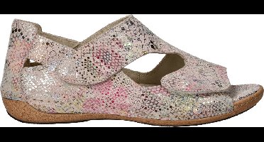 Waldlaufer 342024-H-Heliett - Sandalen met hakDames Sandalen - Kleur: Wit/beige - Maat: 42