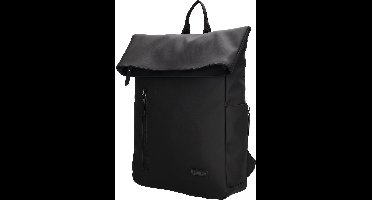 Beagles Originals Nara Rolltop Rugzak Tablet vak School Werk - Praktische vakken - Zwart