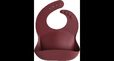 Mushie Siliconen Baby Slabbetje met Opvangbakje | Arabian Spice | BPA ftalaatvrij| afwasbaar