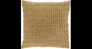 CEDRO - Sierkussen - 45x45 cm - Ribmotief - Latte