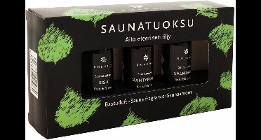 Emendo Sauna rekje met 3 geuren - Salmiak - Pine - Smokey Herb