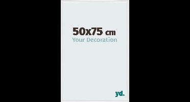 Your Decoration - Fotolijst 50x75 cm - Kunststof - Wit Hoogglans - Annecy