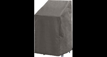 Perel Buitenhoes voor stapelstoelen, voor 4-6 gestapelde stoelen, grijs, 66 cm x 95 cm x 133 cm