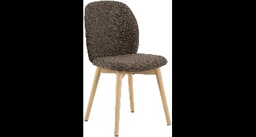 2x Sohome Eetkamerstoel Llewellyn Bouclé - Taupe