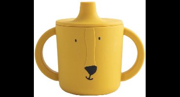 Trixie Tuitbeker - Mr. Lion - Drinkbeker voor Baby - Antilek Beker - Voor baby's vanaf 4 maanden - van Siliconen - Geschikt voor de Vaatwasser