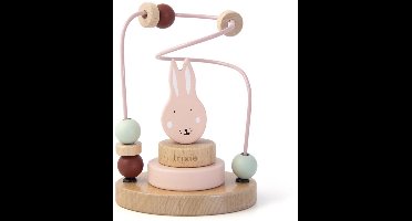 Trixie Houten Kralenframe - Mrs. Rabbit - Houten Bead Maze - Educatief speelgoed - Voor Jongens & Meisjes - Konijn