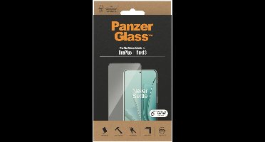 PanzerGlass Screenprotector geschikt voor OnePlus Nord CE 3 Lite Glazen | PanzerGlass Ultra-Wide Fit Screenprotector - Case Friendly - Zwart