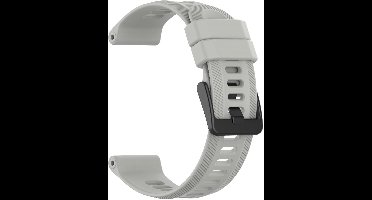 Siliconen bandje voor Garmin Forerunner o.a. 945, 955 en 965 – Grijs | Inclusief gereedschap