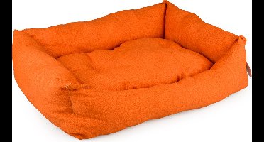 Duvoplus - Dierenkussen - Hond - Mand Rechthoekig Tangerine 60x45x16cm Oranje - 1st