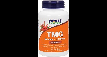 Now Foods TMG - Betaine 1000mg (100 Tabs) Unflavoured - Aminozuren - Aminozuur-Mix