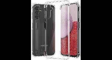 Siliconen Antishock hoesje geschikt voor Samsung Galaxy S23 | Bumpercase Back Cover | TPU Case Backcover Beschermhoes | Transparant
