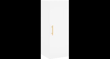 vidaXL - Bovenkast - 34,5x34x90 - cm - wit