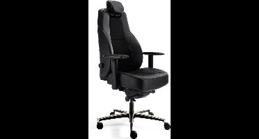 Workliving Delta-3 Mirage en Leer - Ergonomische 24-uurs Bureaustoel