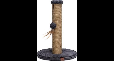 Designed by Lotte Ribbed - Krabpaal - Antraciet - 35x35x50 cm