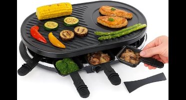 Core® Gourmetstel 8 Personen - Gourmetstel - Gourmetstel 4 Personen - Zwart - 30cm x 25cm x 25cm
