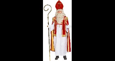 Haza Sinterklaasstaf luxe goudkleurig 190cm professioneel speelgoed.
