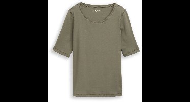Tom Tailor - Basic T-shirt - Maat XL - cloudy green