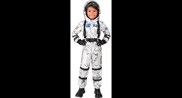 Astronauten kostuum zilver Roos kinderen