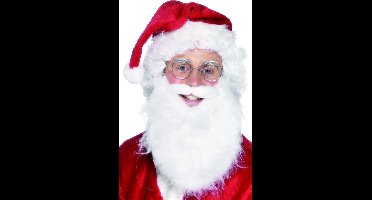 Kerstmanbaard voor mannen - Verkleedattribuut