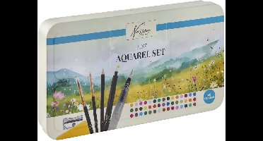 Nassau Luxe Aquarel Verfset - 45 Kleuren.