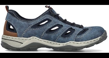 Rieker Heren Instappers Slipper, 08065-17, Blue Blue