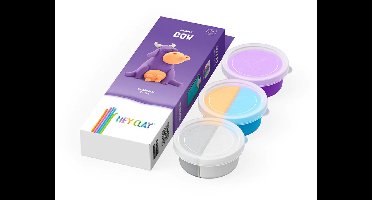 Hey Clay Kneedbare Klei 3-Pack Koe - Creatiff Speaelgoed 3+
