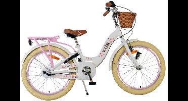 Volare Blossom Kinderfiets - Meisjes - 20 inch - Wit - Nexus 3 versnellingen