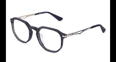 Police VK179 Top blu c/fantasia opaco 48/20/140 JUNIOR Brilmonturen