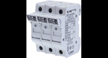 Eaton Zekeringhouder, laagspanning, 30 A, AC 600 V, 10 x 38 mm, CC, 3P, UL, met indicator, CHCC3DIU