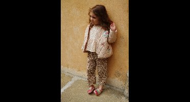COCO Pants GOTS biologische mousseline broek leopard Konges Sløjd 98
